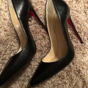 Authentic Louboutins 120mm Pigalles size 35